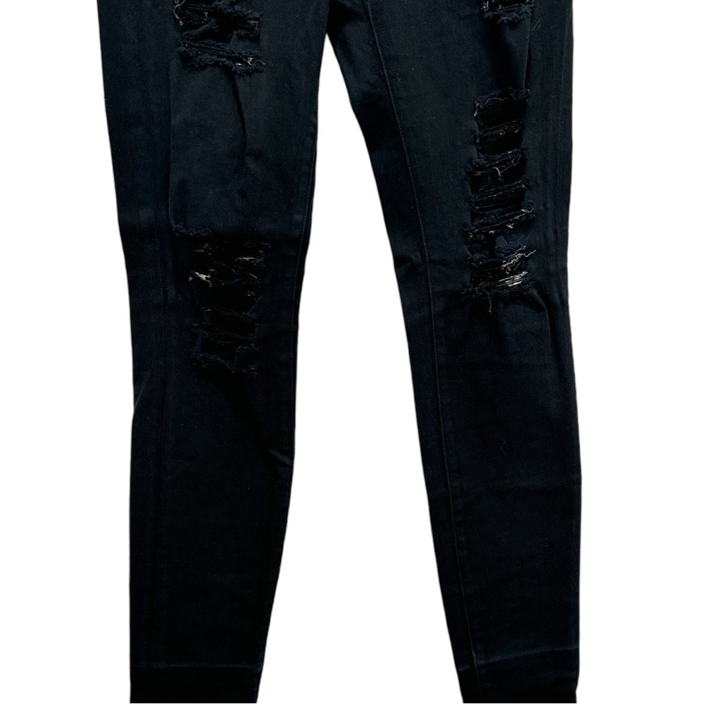 Frame Le Color Ripped Black Skinny‎ Jean | 24 - Picture 7 of 12